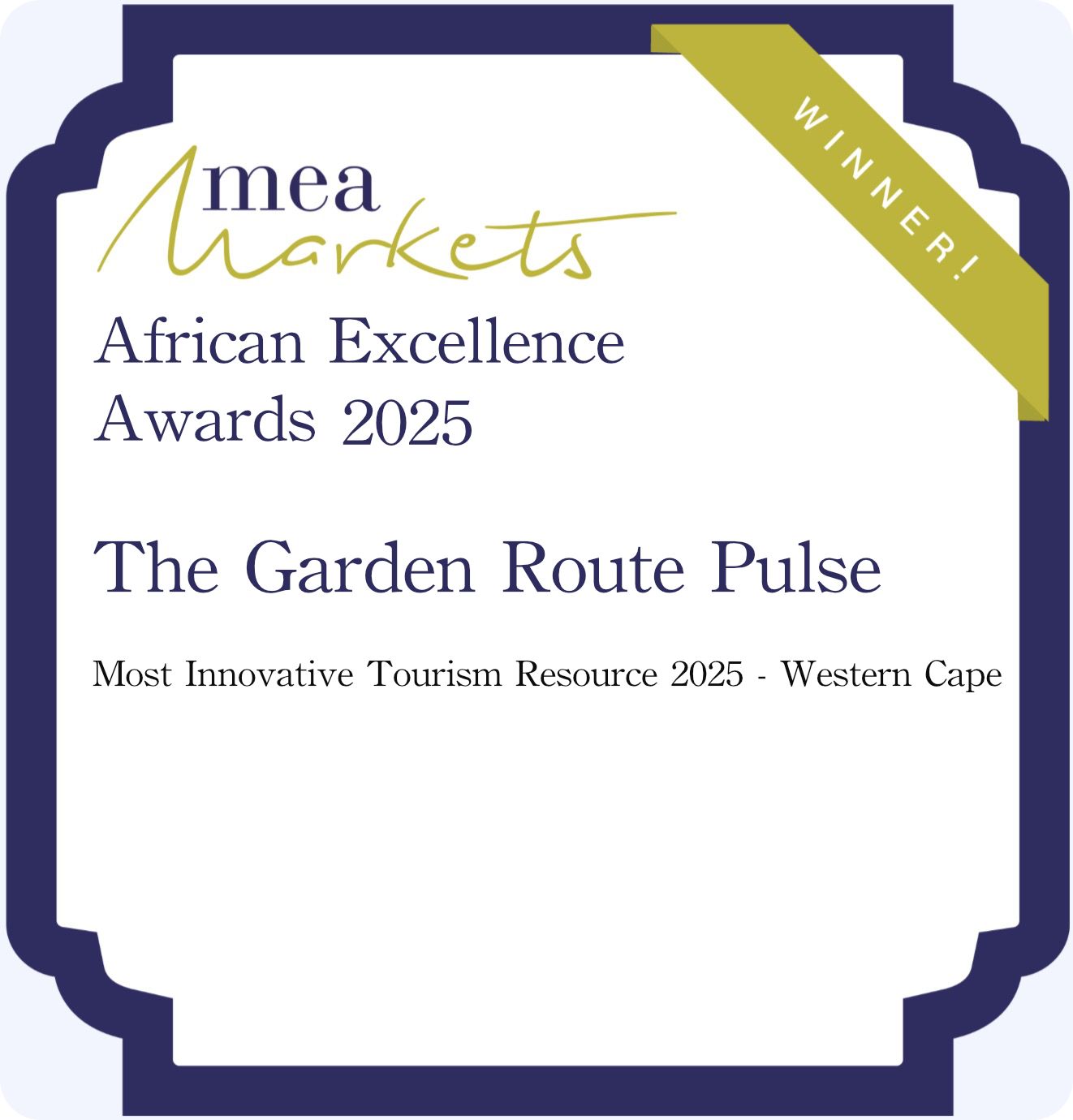 Garden Route Pulse Wins MEA Markets Award